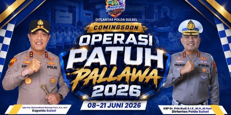 Catat! Ditlantas Polda Sulsel Akan Gelar Operasi Patuh Pallawa, Ini Sasaran Prioritas Penindakan