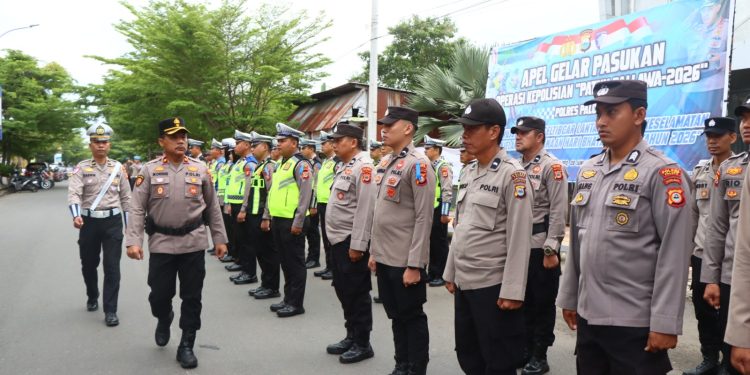 Waka Polres Palopo Pimpin Apel Gelar Pasukan Ops Patuh Pallawa 2026