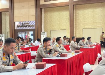 Kapolres Selayar Hadiri Taklimat Awal Audit Kinerja Itwasum Polri Tahan II