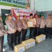Dalam Rangka Hari Bhayangkara Ke-80, Satlantas Polres Parepare Beri Sembako ke Warga Sejahtera