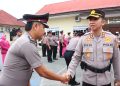 Kapolres Palopo Pimpin Upacara Kenaikan Pangkat 53 Personel