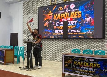 Turnamen Esport Resmi Dibuka, Kapolres Selayar Siap Dukung Atlet Bersaing Hingga Kapolri Cup