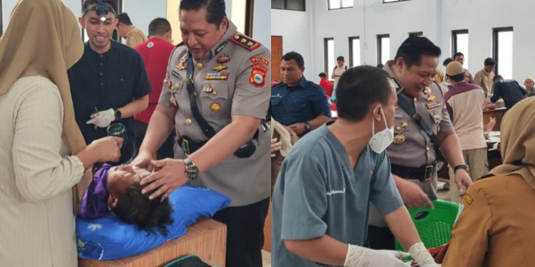 Wujud Polri untuk Masyarakat, Polres Selayar Tebar Manfaat Lewat Sunatan Massal dan Layanan Kesehatan