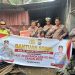 Dalam Rangka HUT Bhayangkara Ke-80, Satlantas Polres Palopo Bagi Sembako ke Warga Kurang Mampu