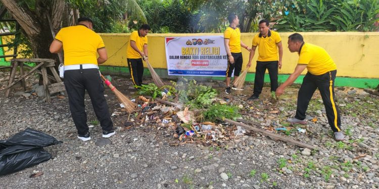 Personel Polres Luwu Gelar Bakti Religi Dalam Rangka HUT Bhayangkara ke-80