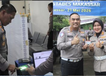 Dirlantas dan Wadirlantas Polda Sulsel Terbitkan SIM C1 di Satpas Polrestabes Makassar