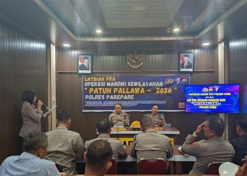 Pimpin Lat Pra Ops Patuh Pallawa, Kapolres Parepare: Jadilah Contoh Pelopor Keselamatan dan Ketertiban