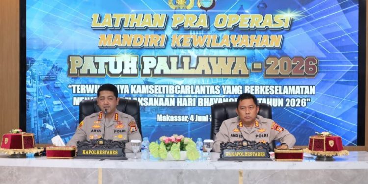 Ini Penekanan Kapolrestabes Makassar ke Personel Saat Pimpin Latpra Ops Patuh Pallawa