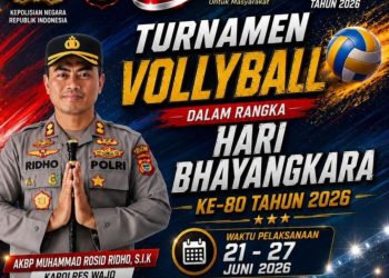 Kapolres Wajo Akan Gelar Turnamen Voli Antar Personel Dalam Rangka Hari Bhayangkara ke-80