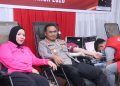 Peringati HUT Bhayangkara ke-80, Kapolres Wajo Lakukan Donor Darah