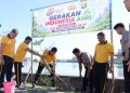 Dalam Rangka Hari Bhayangkara ke-80, Kapolrestabes Makassar Pimpin Penanaman Pohon