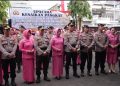 Kapolres Parepare Pimpin Upacara Kenaikan Pangkat 88 Personel Polri