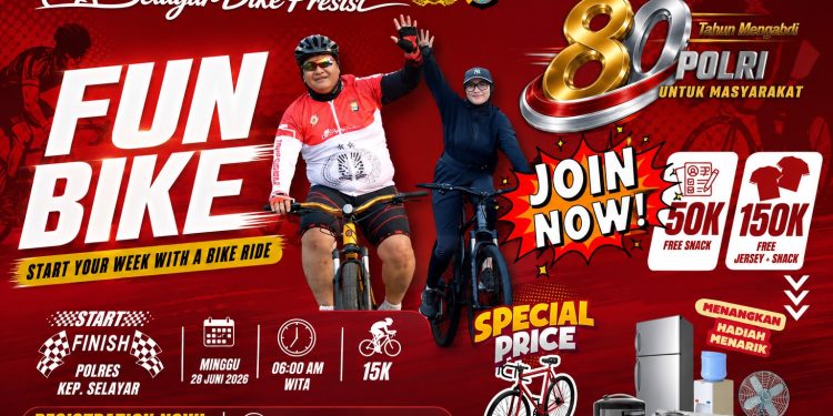 Polres Selayar Akan Gelar Fun Bike, Ayo Bergabung dan Bawa Pulang Hadiahnya