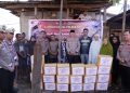 Jelang Hari Bhayangkara 80, Kapolres Sidrap Beri Bantuan ke Warga dan Komunitas
