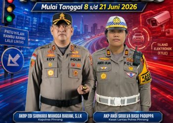 Satlantas Polres Pinrang Akan Gelar Operasi Patuh Pallawa 2026, Ini Pelanggaran Perioritas