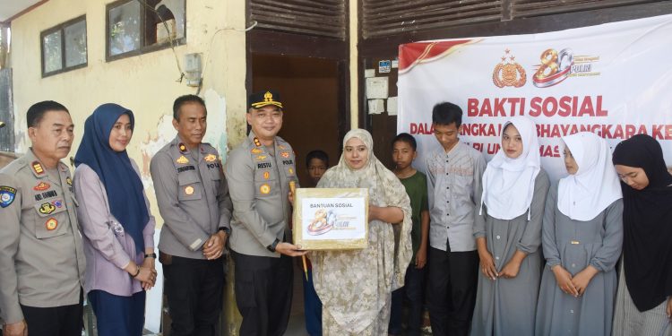 Peringati Hari Bhayangkara ke-80, Kapolres Bulukumba Beri Bantuan di Panti Asuhan Ar-Riyadh