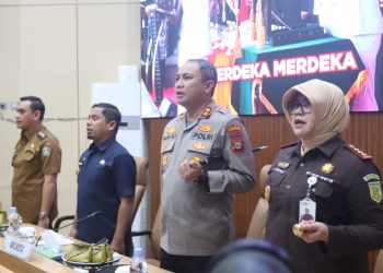 Kapolres Parepare Hadiri Pengukuhan 22 Ketua Lembaga Pemberdayaan Masyarakat Kelurahan