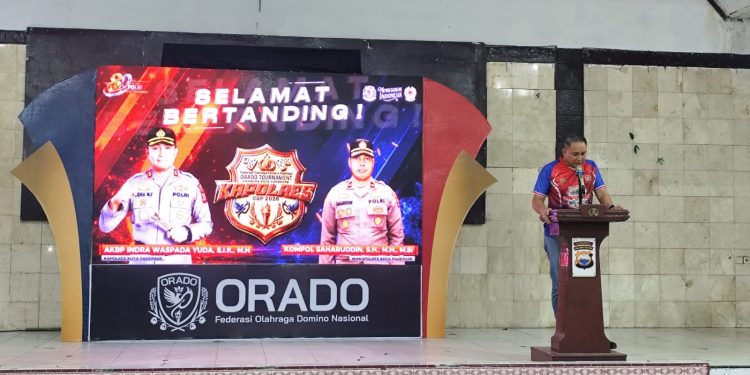 Buka Turnamen Domino ORADO Kapolres Parepare: Momentum Lahirkan Atlet Berprestasi