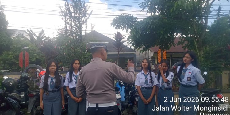 Tingkatkan Kesadaran Pelajar, Satlantas Polres Toraja Utara Gelar Sosialisasi Polantas Mappattabe di Rantepao