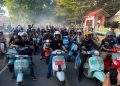 Vespa Riding dan Puncak Celebes Scooter Party Berjalan Lancar, Kapolres Selayar Apresiasi Peserta