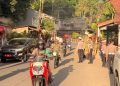 Personel Polres Tana Toraja Pengamanan dan Gatur Lalin Saat Kunker Ketum TP PKK Pusat
