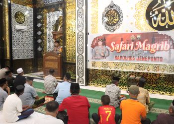 Safari Maghrib Kapolres Jeneponto, Pererat Silaturahmi dan Serap Aspirasi Masyarakat