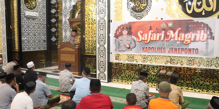 Safari Maghrib Kapolres Jeneponto, Pererat Silaturahmi dan Serap Aspirasi Masyarakat