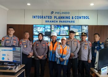 Ditpamobvit Polda Sulsel Lakukan Asistensi di Kawasan Pelabuhan Nusantara Parepare