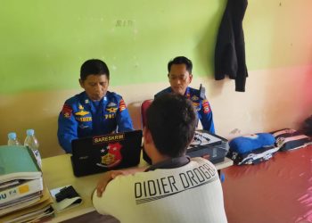 Personel Polres Kepulauan Selayar Periksa Nahkoda dan ABK KLM Nurul Salsa