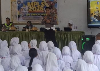 Satlantas Polres Luwu Tanamkan Budaya Tertib Berlalu Lintas ke Ratusan Siswa Baru SMAN 12