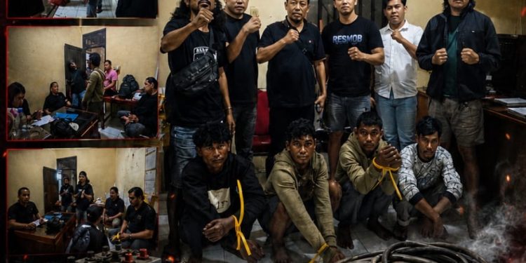 Tim URC Satreskrim Polres Bone Amankan 4 Pelaku Pencuri Aset PLN Senilai 3 Milyar