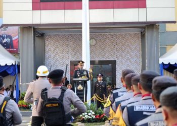 Pimpin Upacara Hari Bhayangkara ke-80, Kapolrestabes Makassar: Polri Hadir Untuk Melayani