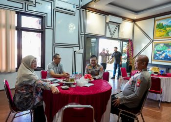 Kapolres Pinrang Terima Kunjungan Tim Penelitian dan Supervisi STIK Lemdiklat Polri