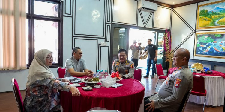 Kapolres Pinrang Terima Kunjungan Tim Penelitian dan Supervisi STIK Lemdiklat Polri