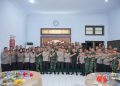 Kapolrestabes Makassar bersama PJU dan Kapolres Pelabuhan Silaturahmi Dengan Dandim 1408