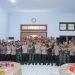Kapolrestabes Makassar bersama PJU dan Kapolres Pelabuhan Silaturahmi Dengan Dandim 1408