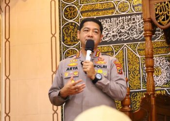 Kapolrestabes Makassar Safari Subuh di Masjid Alauddin, Himbau Waspada Hoax