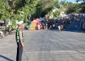 Personel Satlantas Polres Jeneponto Gelar Gatur dan Imbau Tertib Berlalu Lintas Saat CFD