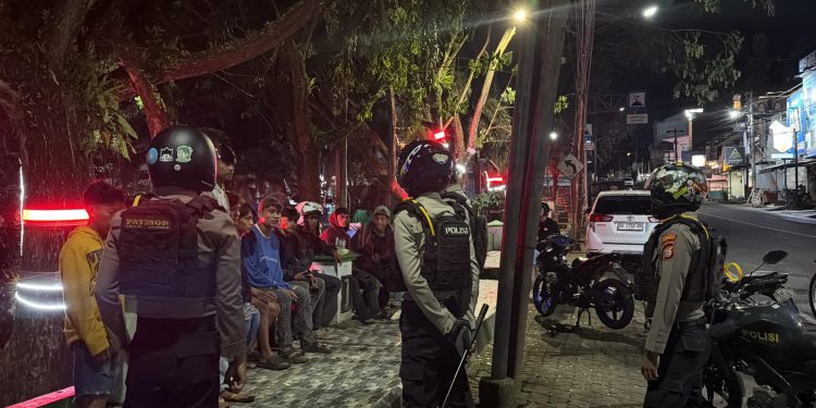 Cegah Tawuran, Balap Liar dan Kriminalitas, Sat Samapta Polres Tana Toraja Intensifkan Patroli