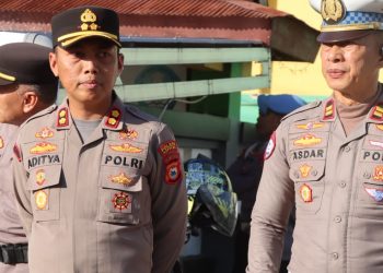 Kapolres Soppeng Pimpin Pengamanan Aksi Unjuk Rasa Aliansi Mahasiswa Soppeng Menggugat