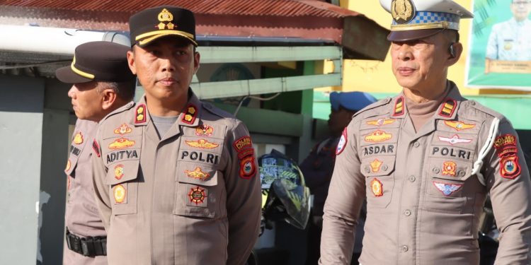 Kapolres Soppeng Pimpin Pengamanan Aksi Unjuk Rasa Aliansi Mahasiswa Soppeng Menggugat