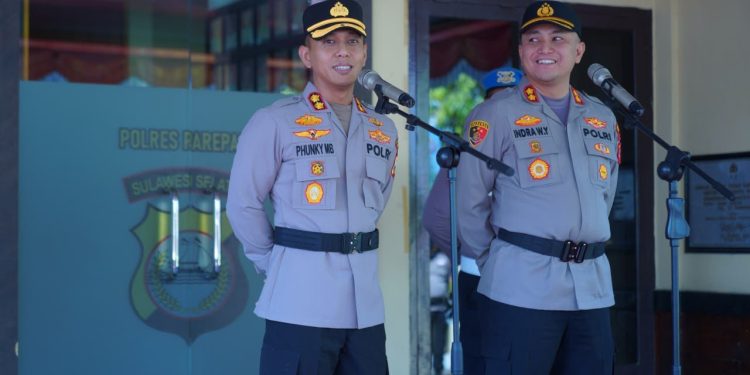 Suasana Haru Warnai Pisah Sambut, AKBP Phunky Resmi Jabat Kapolres Parepare