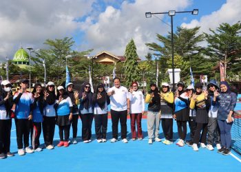 Kapolres Selayar Resmi Buka Turnamen Tenis Lapangan Semarak Hari Bhayangkara ke-80