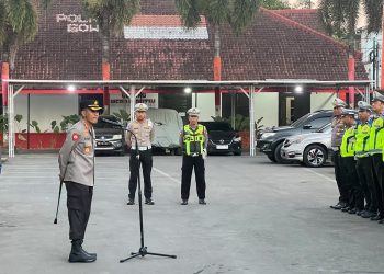 Kapolresta Gowa Pimpin Apel Satlantas, Tekankan Disiplin dan Pelayanan Humanis