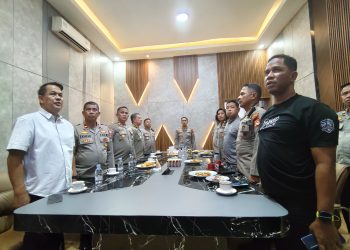 Kapolresta Gowa bersama PJU Nonton Bareng Malam Puncak Hoegeng Awards 2026