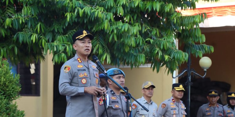 Pimpin Apel Perdana, Kapolres Maros Tekankan Integritas dan Kejujuran