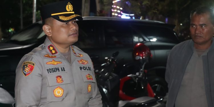 Kapolres Toraja Utara Pimpin Patroli Gabungan, Pastikan Harkamtibmas Tetap Terjaga