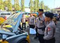 Optimalkan Kesiapan Personel Dalam Pelaksanaan Tugas, Kapolres Enrekang Pimpin Pemeriksaan Kendaraan Dinas