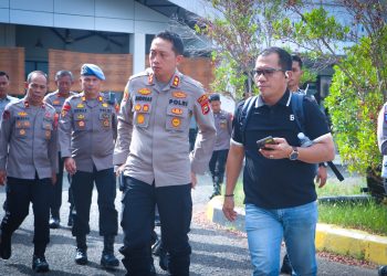 Wujud Penghormatan dan Soliditas, Kapolres Luwu Antar Wadirkrimum Polda Sulsel ke Bandara Bua