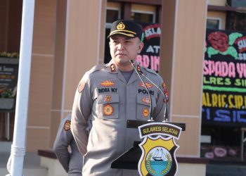 Apel Pagi Perdana, Kapolres Sidrap Ajak Personelnya Tingkatkan Kemampuan, Skill dan Update Kompetensi